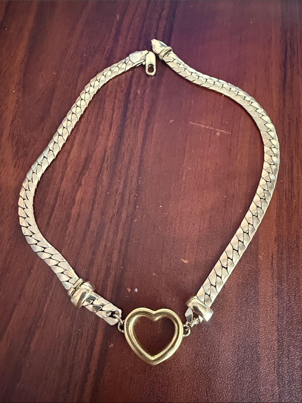 Laura Lombardi Gemma Pendant Heart Link Women's Necklace